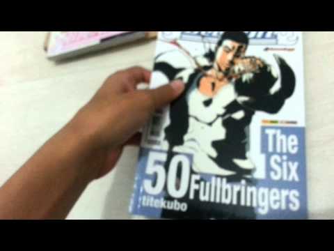 Meu primeiro video unboxing mangas