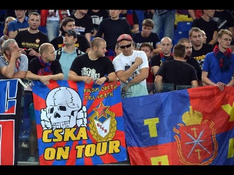 Hooligans Spartak Moscow and CSKA Moscow In stadium by HQ Football Goals & Compilations