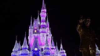 [4K] Magic Kingdom - The Kiss Goodnight - Closing Announcement Walt Disney World - Walt Disney World