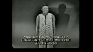 Elis Regina nega do cabelo duro Prêmio Molier 1969 Tv Record