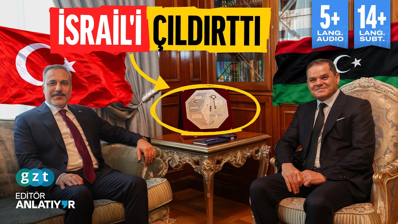 Libya'da tek bir harita her şeyi değiştirdi: Fidan'ın masasındaki sır ne?