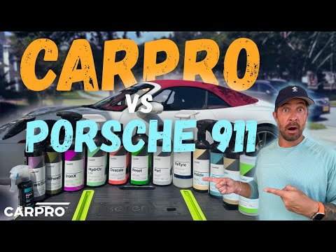 I Detailed This Porsche 911 Carrera Using ONLY CarPro Products!