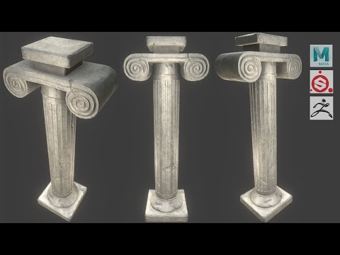 Maya 2019, ZBrush 2019, Substance Painter - Pillar