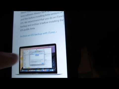 How To Get The iOS 9.1 & OS X Public Beta Software (iPhone 6-4s,Ipad Air, iPod Touch)