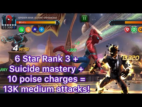 Tech Spider-Man is still god tier in 2022! 6 Star Rank 3 Stark Spider-Man Gameplay! MCOC
