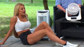 Kompakte Ventilatoren und Luftkühler mit Vivien Konca @PEARL-TV