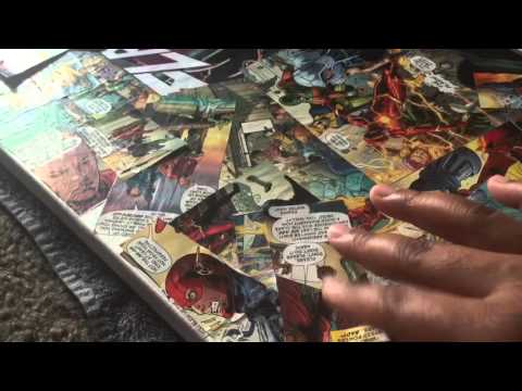 DIY Comic Book Canvas