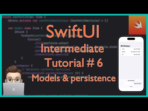 SwiftUI Dev Tutorial #6: Models and persistence Save data | Learn Xcode (2025)