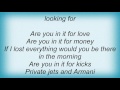 Ricky Martin - Are You In It For Love Lyrics