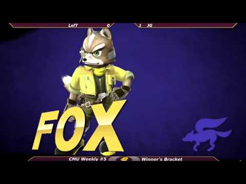 CMU Smash 4 Weekly #5 - Left (Peach, Toon Link) vs. JG (Fox) - Winner's Bracket