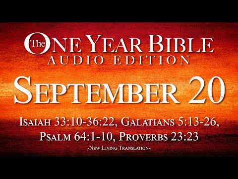 September 20 | One Year Bible Audio Edition