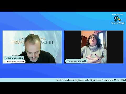 3° puntata - "Note d'autore" - Ospite in studio F. Crocetti - #intrattenimento #letteraturaitaliana