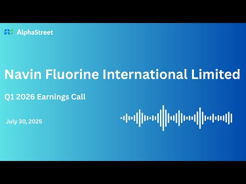 Navin Fluorine International Limited Q1 FY2025-26 Earnings Conference Call