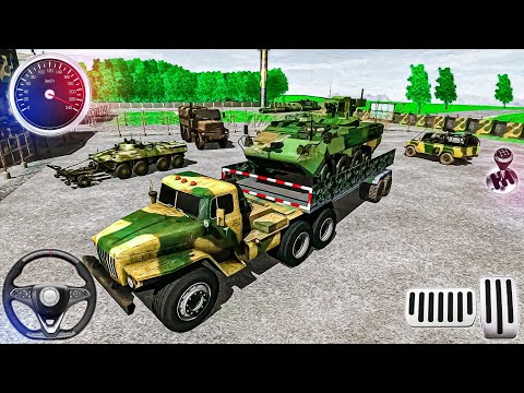 Army Heavy Cargo Vehicle Transport Truck 3D - Army Vehicle Transport Truck - Android GamePlay