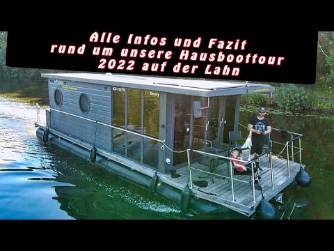 Mit dem Hausboot 2022 auf der Lahn unterwegs - Infos und Fazit rund um die Hausboottour
