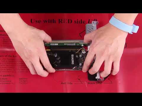 Lenovo ThinkSystem SR250 V2 installing a PCIe adapter to the riser