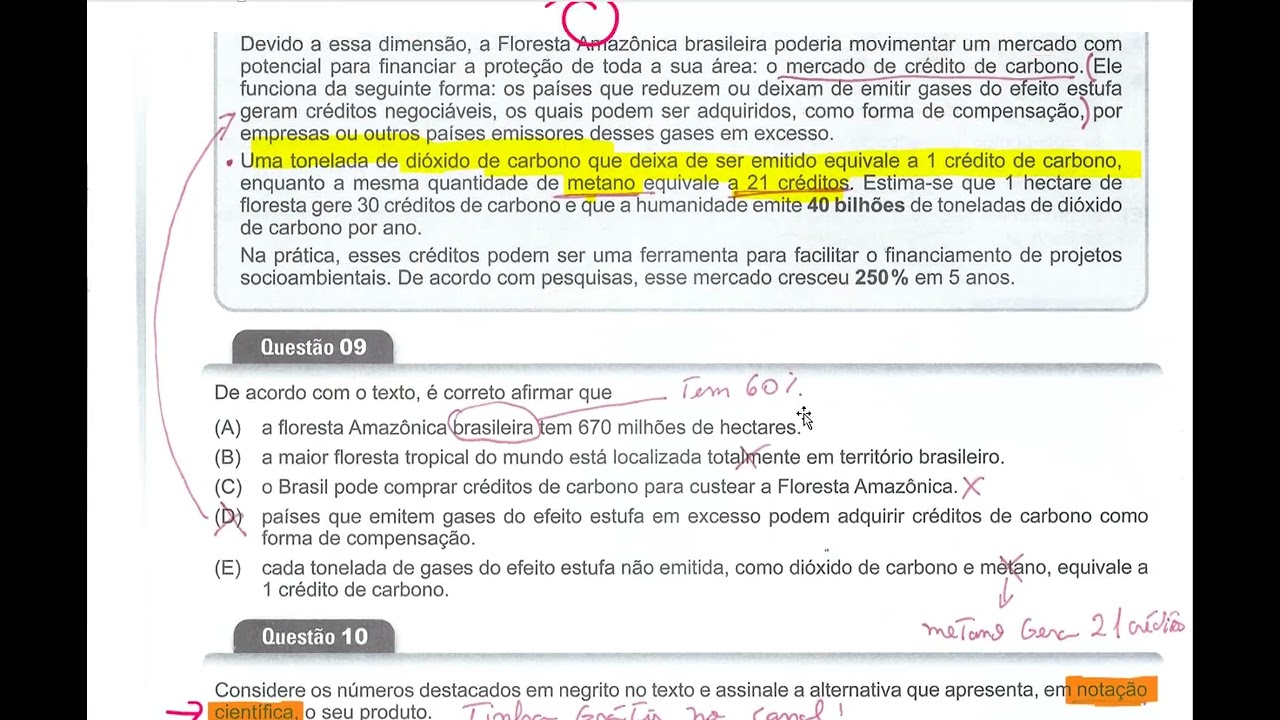 ETEC 2024 - 1º SEMESTRE - Correção (EXATAS)🔥