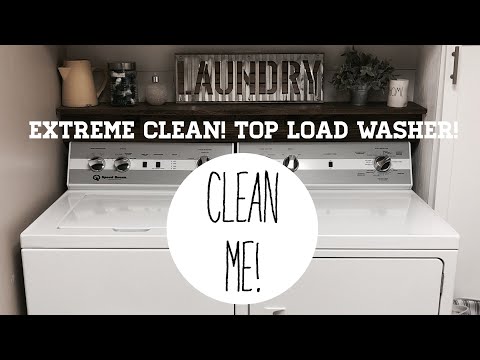 EXTREME CLEAN WITH ME! :: TOP LOAD WASHER :: SPEED QUEEN REVIEW!