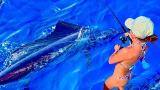 Audrey's First Sailfish | Winter Fishing in Islamorada
