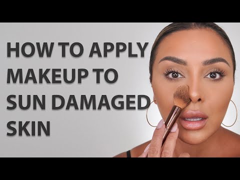 HOW TO APPLY MAKEUP TO SUN DAMAGED SKIN | NINA UBHI