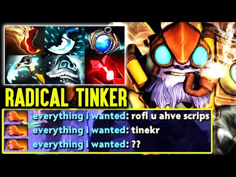 His Hands Was So Fast Even Enemy Doubt Him - Radical Tinker With Script Hands Dota 2