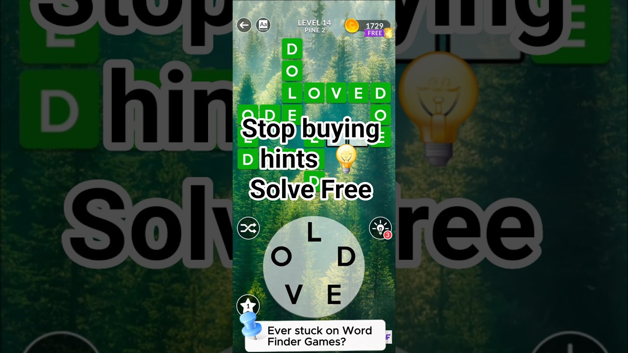 Word Puzzle Solver App (No More Paid Hints!)