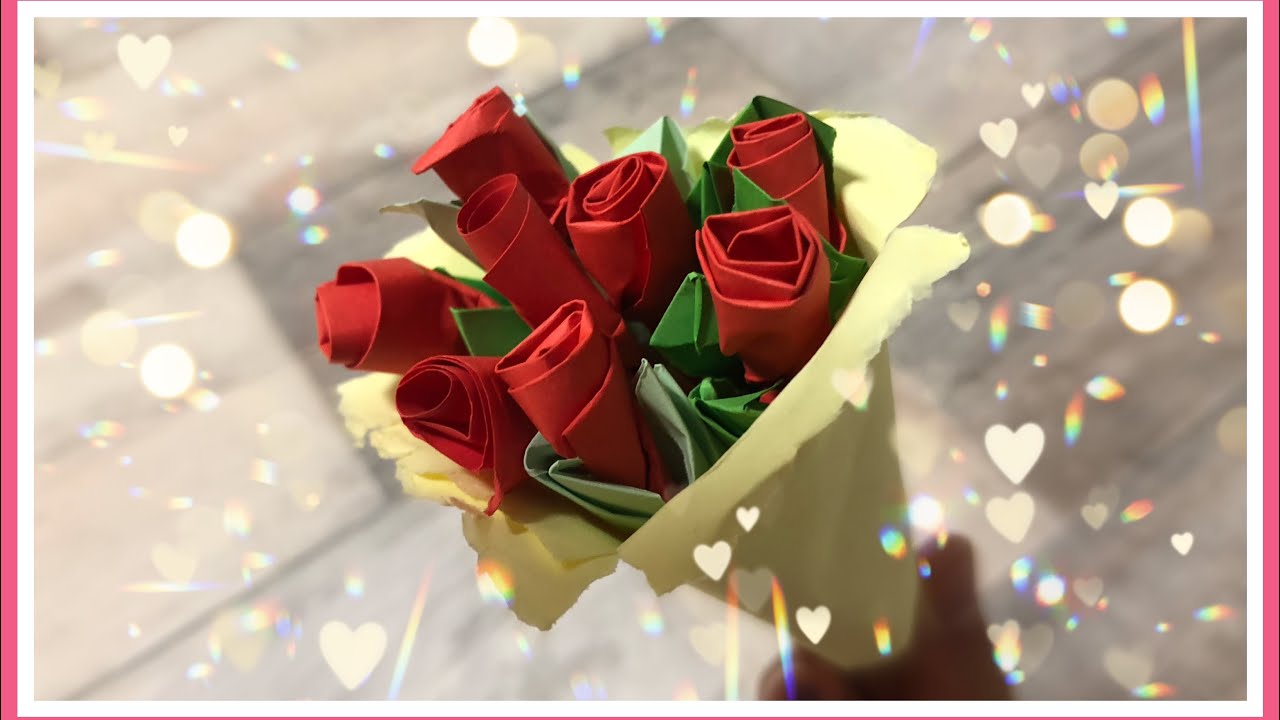 Paper Flower🌹 #tiktok #flowers #viral #cute #tutorial #youtube