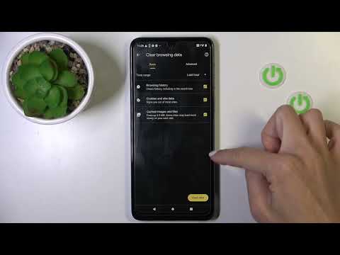 How to Clear Browsing Data on MOTOROLA Moto G54?