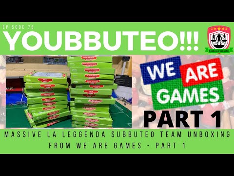 immagine di anteprima del video: (Another) Massive La Leggenda Subbuteo Team Unboxing From We...