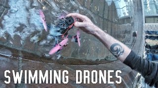2 FPV Drones Swim