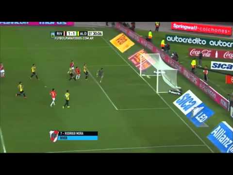 Gol de Mora - River 1 - 1 Aldosivi - Primera División 2015 - Fecha 28