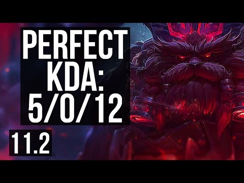 ORNN vs MALZAHAR (TOP) | 5/0/12, 400+ games | KR Master | v11.2