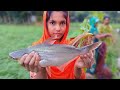 Cast Net Fishing Traditional Catching Fish By Beautiful Village Girls Woman Amazon Fishing