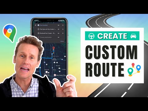How to Force Google Maps to Take a Certain Route