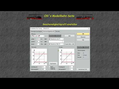 Lok Geschwindigkeit einstellen und danach in TrainController einmessen TrainController Folge 71