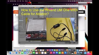 Video thumbnail for How to get MIDI input into your Ableton on a MacBook Pro M1? Use a Roland UM One MK2 cable! by Music & Tech