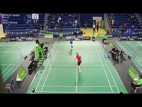 KRAUSZ (HUN) vs NGUYEN (IRL) - MS - QF - FZ Forza Irish Open 2017