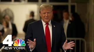 Donald Trump speaks about Supreme Court hearing on presidential immunity | NBC New York