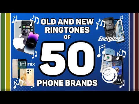 🎵OLD AND NEW RINGTONES OF 50 PHONE BRANDS🎵 #nostagia