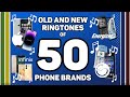 🎵OLD AND NEW RINGTONES OF 50 PHONE BRANDS🎵 #Nostagia