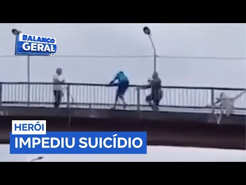 Motorista de ônibus salva homem que tentou pular de passarela em Marituba (PA)