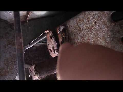 2000 Ford Ranger rear spring hanger replacement