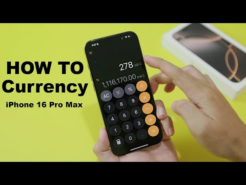 How to Convert Currency on iPhone 16 Pro Max – iOS 18 Calculator