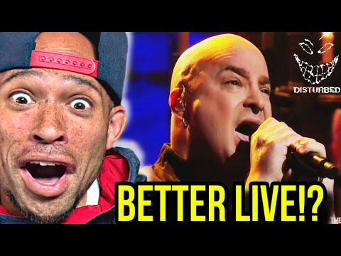 Rapper FIRST REACTION to Disturbed "The Sound Of Silence" LIVE on CONAN / TBS ! Even BETTER!