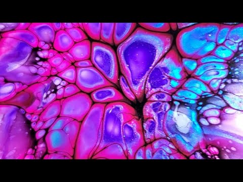 #110 - Golden Florescent Magenta Blooms! | #Sheleeart #Bloom #Colourarte #PrimaryElements