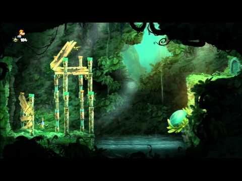 Rayman Legends - Swinging Caves (Back to Origins) Teensy Guide