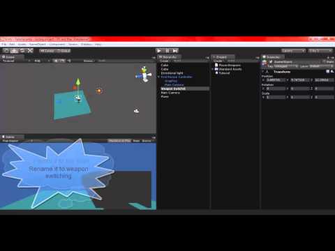 How to switch weapons in Unity 3D