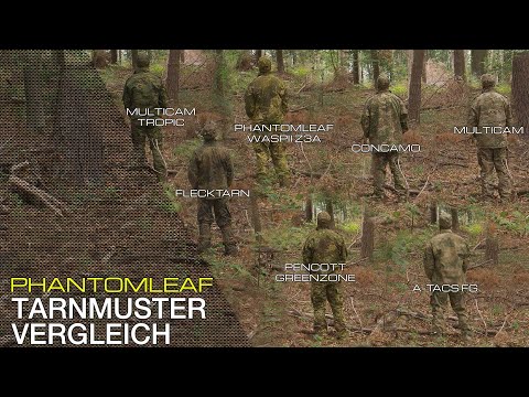 DIE PHANTOMLEAF STORY - TEIL4: TARNMUSTER VERGLEICH