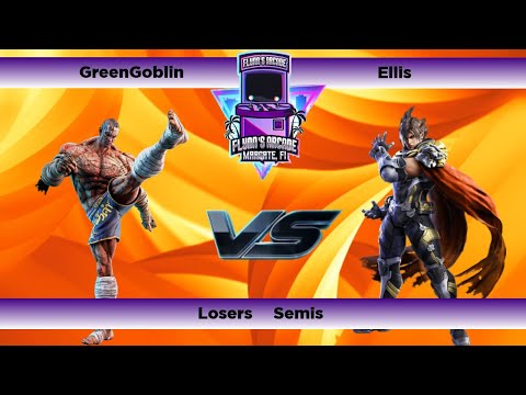 Flynn's Arcade 050 Losers Semis - GreenGoblin (Fahkumram) Vs Ellis (Lars) Tekken 7