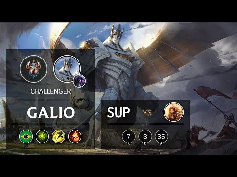 Galio Support vs Leona - BR Challenger Patch 9.24